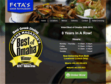 Tablet Screenshot of fetasgyros.com